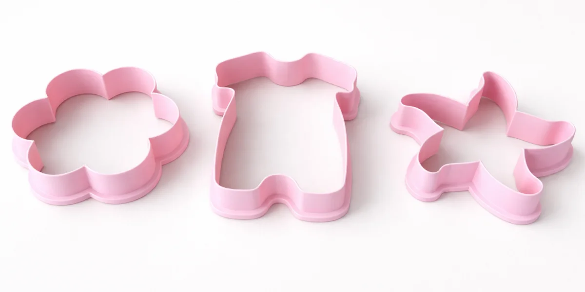 Real examples of 3D printed cookie cutters